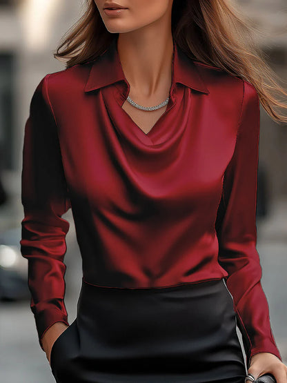 Opal Grace Butter Silk Blouse